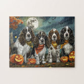 Springer Spaniel Halloween Spooky Puzzle (Horizontal)