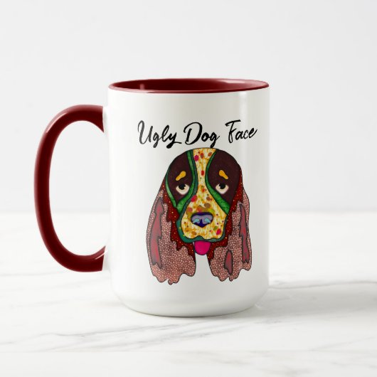 Springer Spaniel hässlicher Hund Tasse (Links)