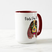 Springer Spaniel hässlicher Hund Tasse (VorderseiteRechts)