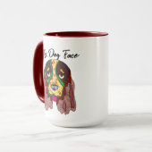 Springer Spaniel hässlicher Hund Tasse (Vorderseite Links)