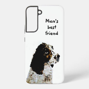 Springer Spaniel-Haustier-Porträtmalerei Samsung Galaxy Hülle