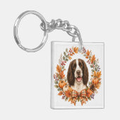 Springer Spaniel Herbst Schlüsselanhänger (Vorderseite links)