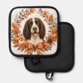 Springer Spaniel Herbst Topflappen (Vorderseite/Rückseite)