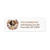 Springer Spaniel Hund Autumn Wreath (Vorne)