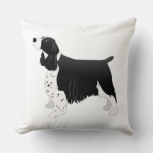 Springer Spaniel Hund Grundzucht Silhouette Black