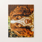 Springer Spaniel Hund Puzzles. Puzzle (Vertikal)