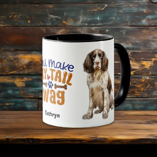Springer Spaniel Hund Sie machen meinen Schwanz Wa Tasse