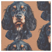 Springer Spaniel Hund Spaß Tier Kunst Stoff (Nahaufnahme)