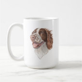 Springer Spaniel Hund Tasse | 15 oz (Links)