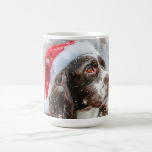 Springer Spaniel Hund Weihnachten Festlich Kaffeetasse