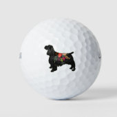 Springer Spaniel Hunde Rasse Bohemische Blütenblüt Golfball (Vorderseite)