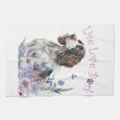 Springer Spaniel Hundemama Blumen Geschirrtuch (Horizontal)