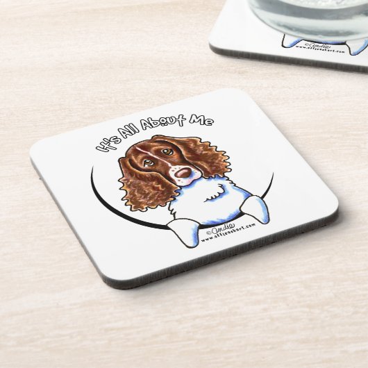 Springer Spaniel IAAM Getränkeuntersetzer (Linke Seite)