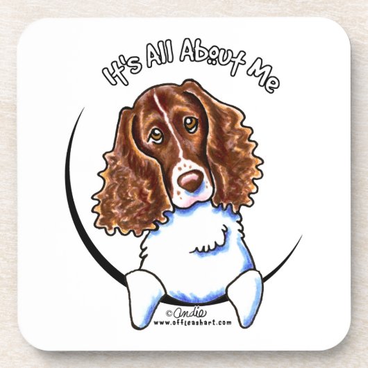 Springer Spaniel IAAM Getränkeuntersetzer (Vorderseite)