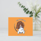 Springer Spaniel IAAM Postkarte (Stehend Vorderseite)