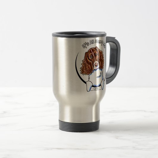 Springer Spaniel IAAM Reisebecher (VorderseiteRechts)