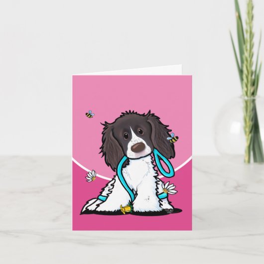 Springer Spaniel Karte (Vorderseite)