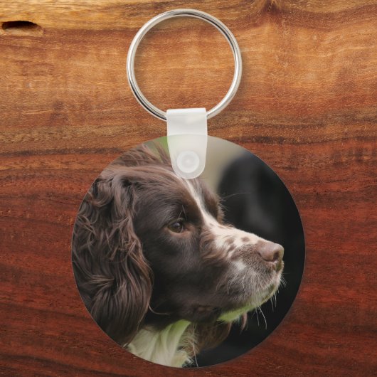 Springer Spaniel Keyring Schlüsselanhänger (Vorderseite)