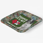 Springer Spaniel Personalisiertes 4. Party Pappteller (Gewinkelt)