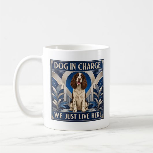 Springer Spaniel regiert das Haus Kaffeetasse - Ta (Links)