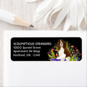 SPRINGER SPANIEL - Rücksendeadressen-Aufkleber kun (Insitu)