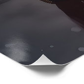 Springer Spaniel Santa Claus Festive Christmas Poster (Ecke)