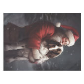 Springer Spaniel Santa Claus Festive Christmas Tischdecke (Vorderseite (Horizontal))