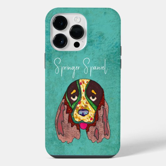 Springer Spaniel Ugly Face Case-Mate iPhone Case Hülle (Rückseite)
