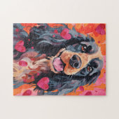 Springer Spaniel Valentinstag Puzzle (Horizontal)