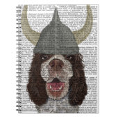 Springer Spaniel Viking Notizblock (Vorderseite)