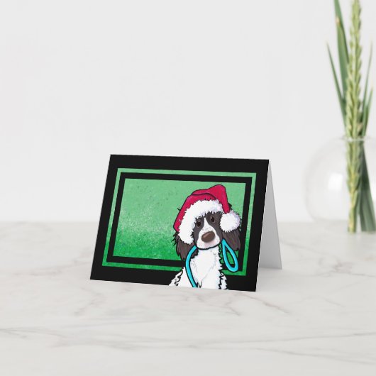 Springer Spaniel Weihnachten (Vorderseite)