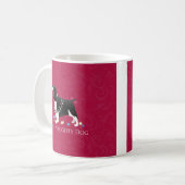 Springer Spaniel Weihnachtsdesign Kaffeetasse (Vorderseite Links)