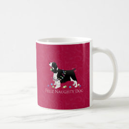 Springer Spaniel Weihnachtsdesign Kaffeetasse