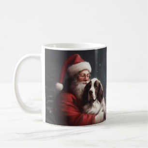 Springer Spaniel Weihnachtsmann Festive Weihnachte Kaffeetasse