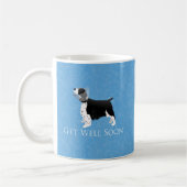Springer Spaniel wird bald gut Design Kaffeetasse (Links)