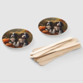 Springer Spanier Welpe Autumn Delight Pumpkin Fächer (Non-assembled)