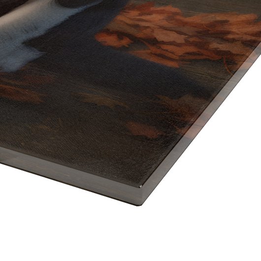 Springer Spanier Welpe Autumn Delight Pumpkin Schneidebrett (Ecke)