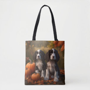 Springer Spanier Welpe Autumn Delight Pumpkin Tasche