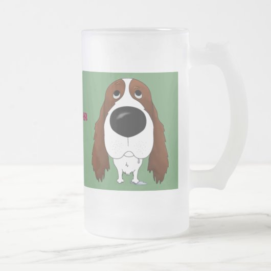 Springer-Vater-Tasse Mattglas Bierglas (Rechts)