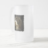 Springerspaniel-Bier-Tasse Mattglas Bierglas (Vorderseite Links)