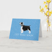 SpringerSpaniel erhalten Brunnen-bald Entwurf Karte (Gelbe Blume)