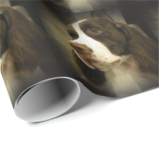 SpringerSpaniel Geschenkpapier (Rolleneckpunkt)