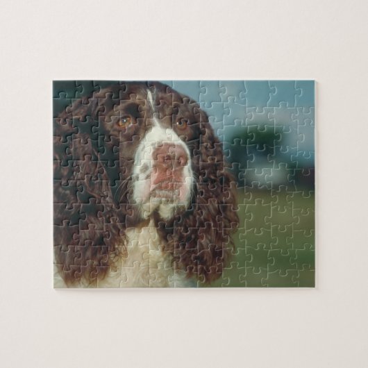 Springerspaniel-Hundepuzzlespiel Puzzle (Horizontal)