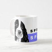 SpringerSpaniel Kaffeetasse (Vorderseite Links)