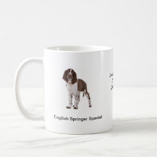 Springerspaniel-Tasse - mit zwei Bildern und einem Kaffeetasse