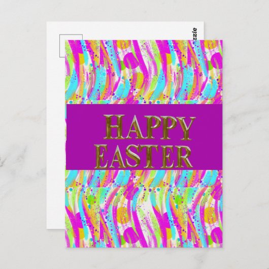 SPRINGFARBEN POSTKARTE (Vorne/Hinten)