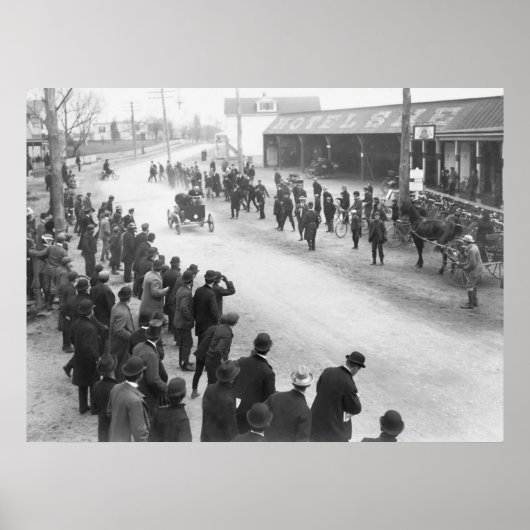 Springfield Auto Race: 1900 Poster (Vorne)