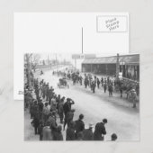 Springfield-Autorennen: 1900 Postkarte (Vorne/Hinten)