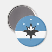 Springfield city Flag Missouri Staat USA Magnet (Vorderseite/Rückseite)