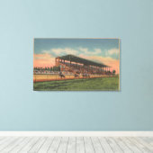 Springfield, IL - Staat Fair Grounds Pferd Leinwanddruck (Insitu (Holzboden))